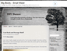 Tablet Screenshot of diydunce.org